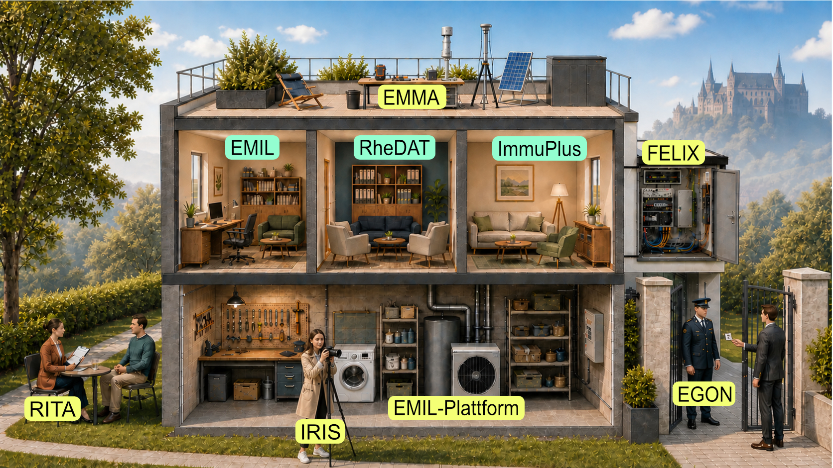 Schaubild EMIL Architektur