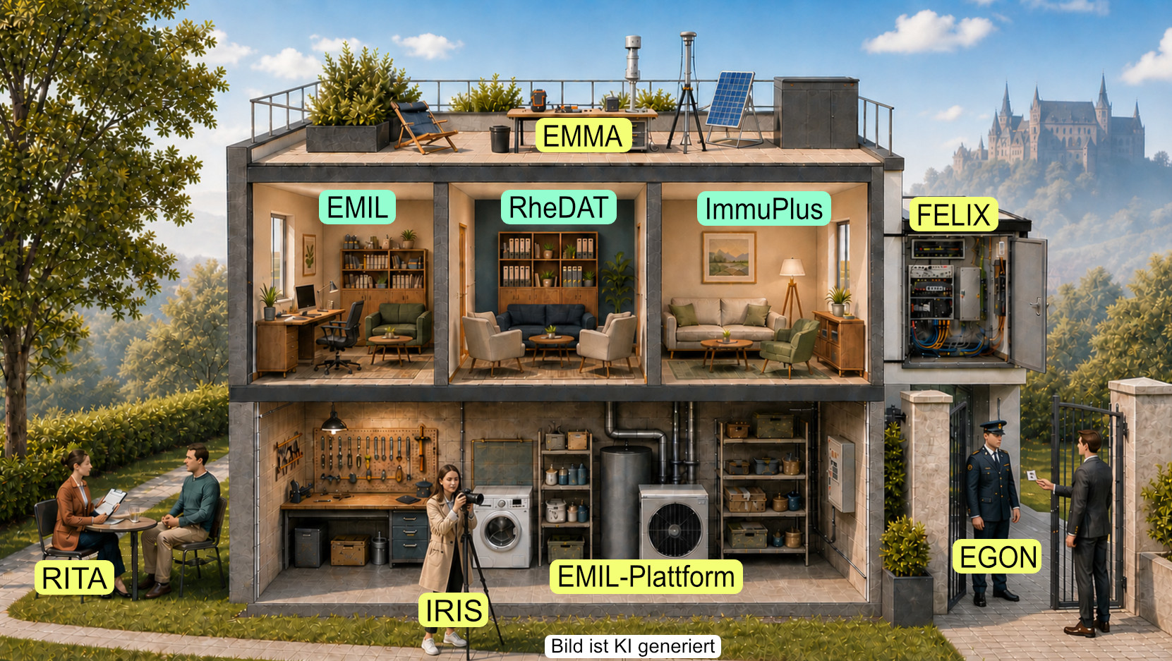 Schaubild EMIL Architektur